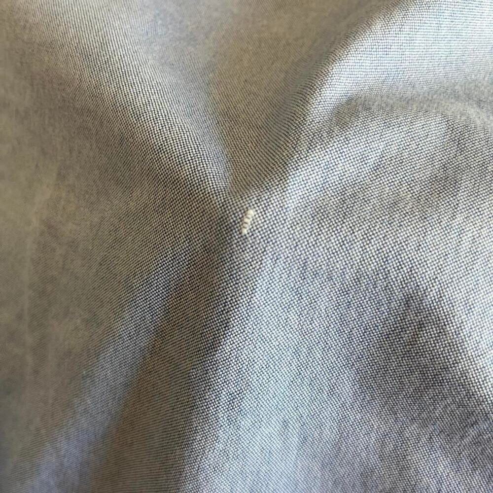 Zara Oversized Blue Cotton Shirt Dress - Picture 8 of 8